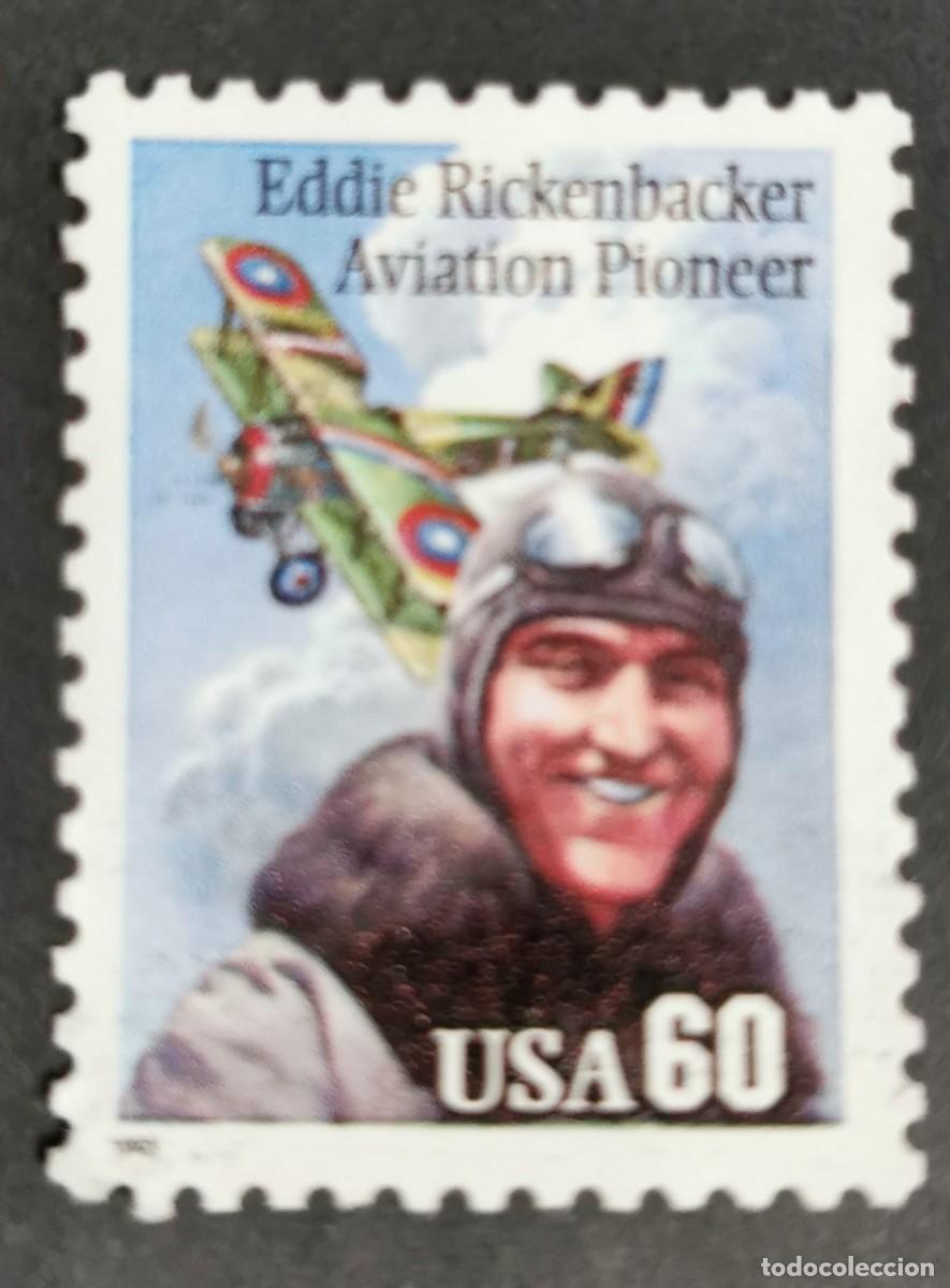 Francobolli: Sello Estados Unidos U.S.A.1995,Eddie Rickenbacker, 60 &cent; Michel US 2642I