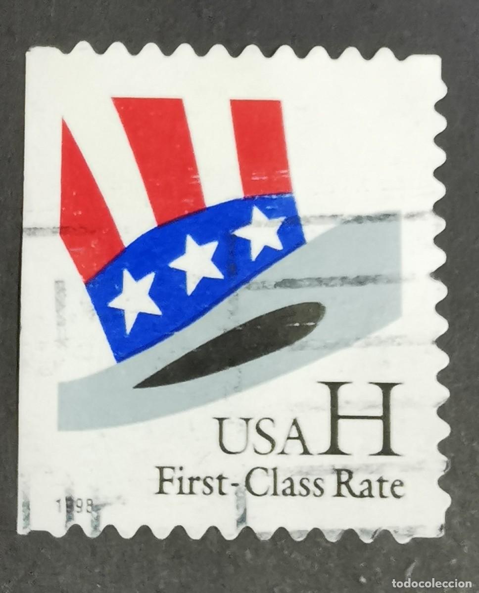 Briefmarken: Sello Estados Unidos U.S.A.1998,El sombrero del t&iacute;o Sam, H Michel US 3060BDl