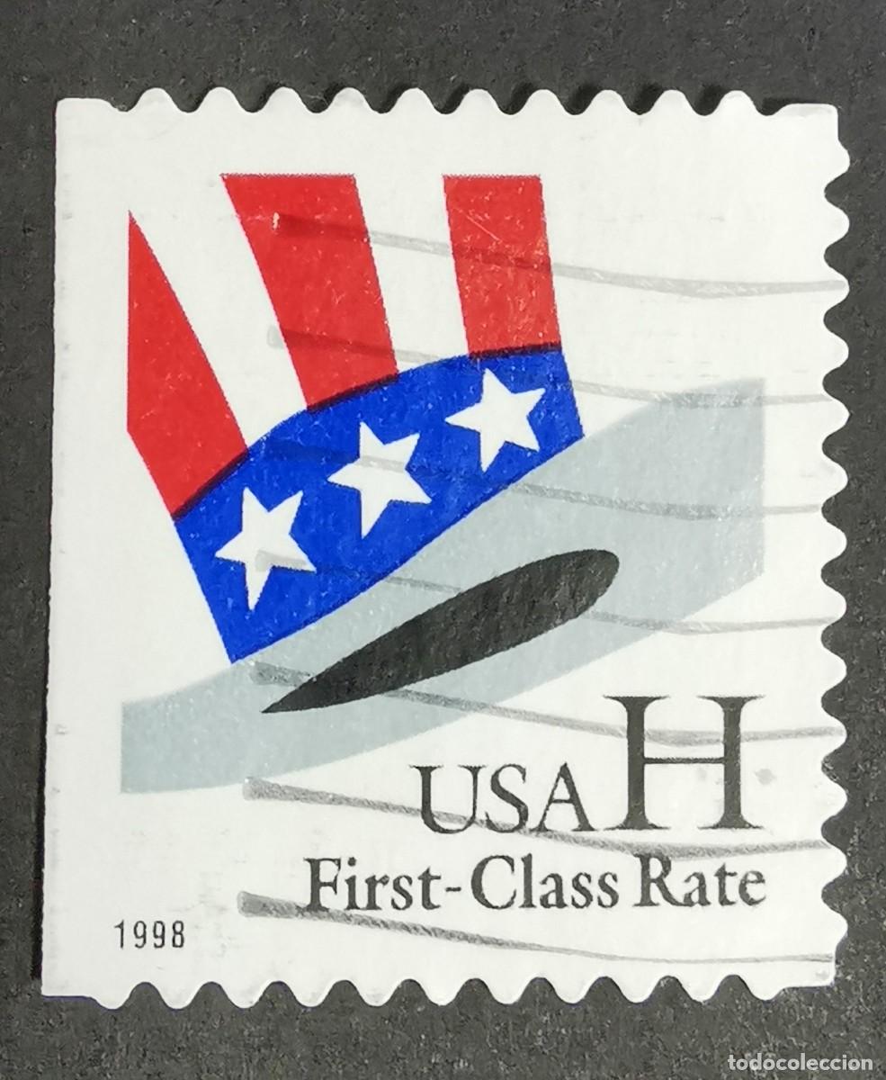 Briefmarken: Sello Estados Unidos U.S.A.1998,El sombrero del t&iacute;o Sam, H Michel US 3060BDl