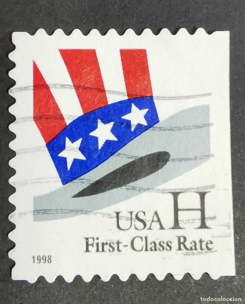 Briefmarken: Sello Estados Unidos U.S.A.1998,El sombrero del t&iacute;o Sam, H Michel US 3060BDr