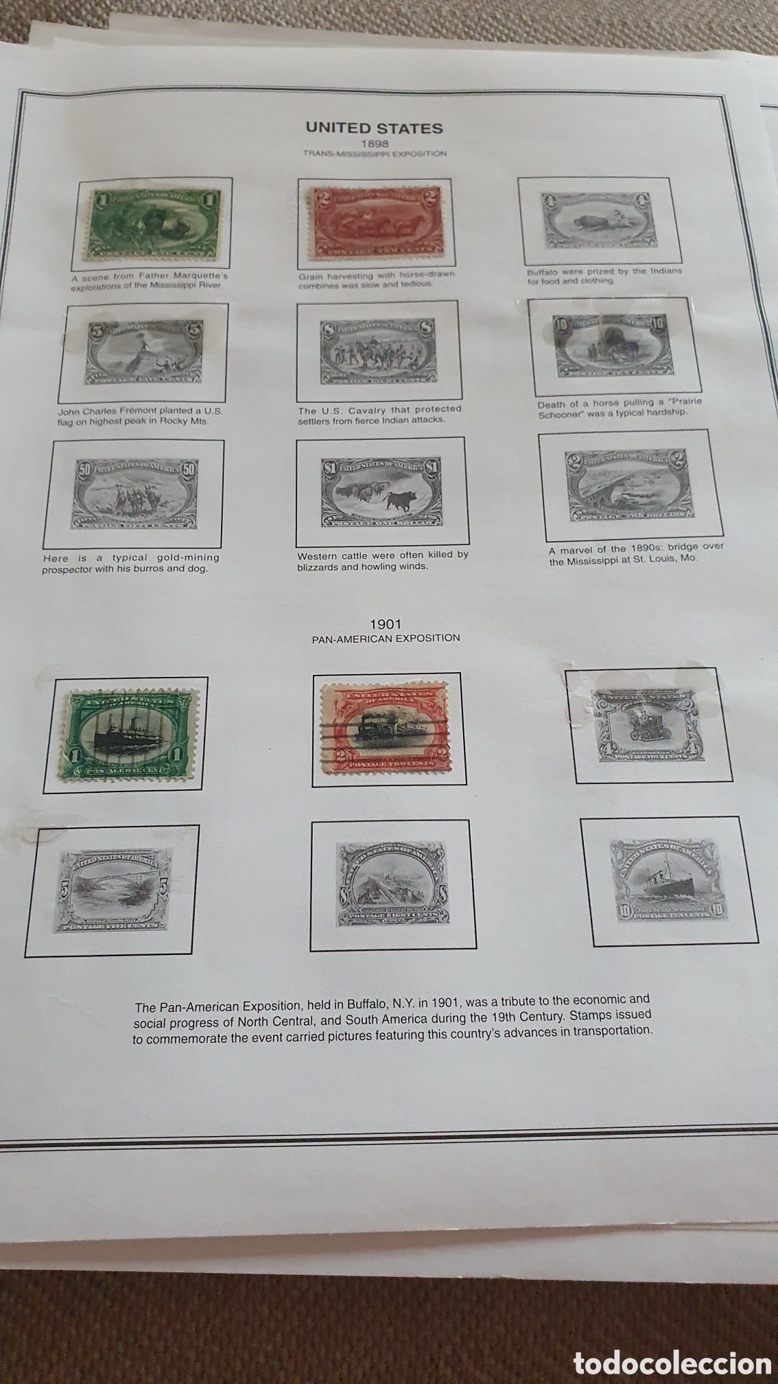 Sellos: Sellos usa 1898 .1901