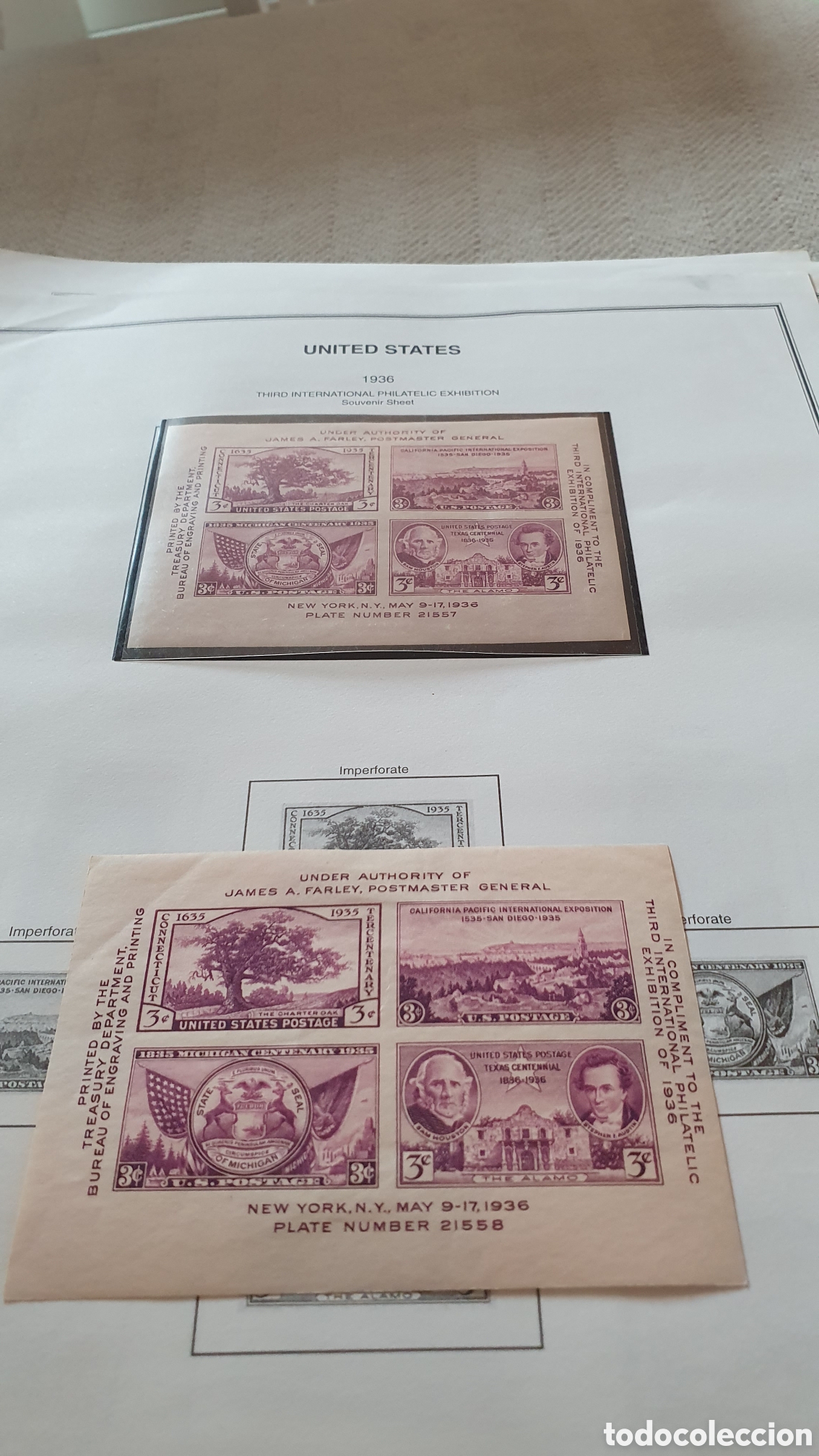 Sellos: 8 sellos estados unidos 1936 nuevos