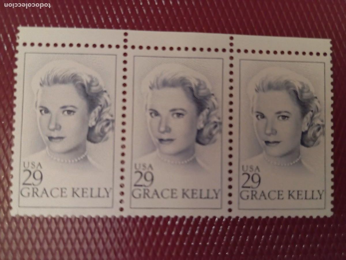Sellos: 3 SELLOS SIN USAR DE USA . ** GRACE KELLY. 29 **