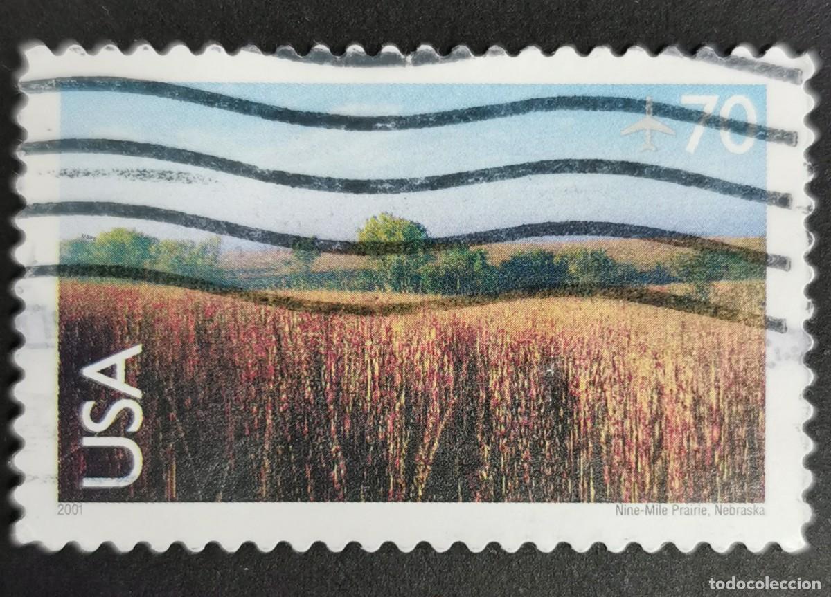 Selos: Sello Estados Unidos U.S.A.2001,Nine-Mile Prairie, Nebraska, 70 &cent; Michel US 3442