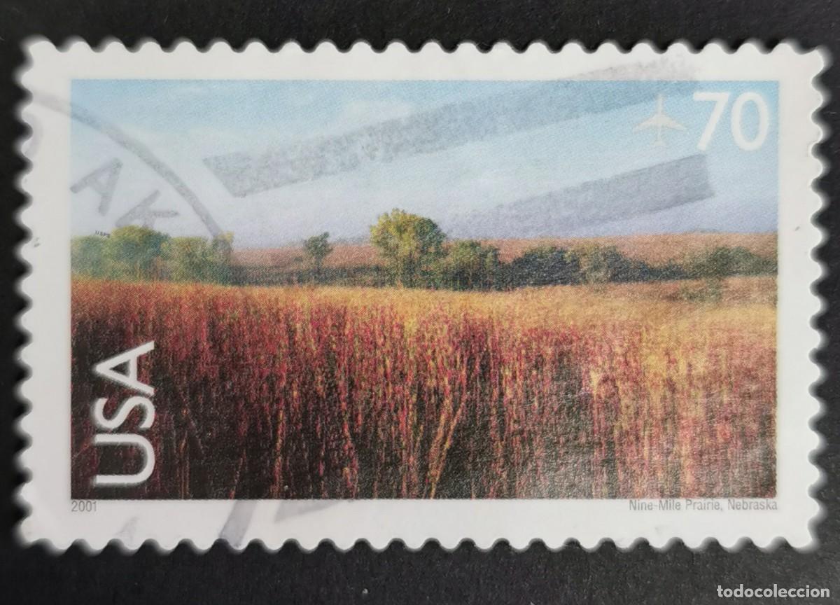 Selos: Sello Estados Unidos U.S.A.2001,Nine-Mile Prairie, Nebraska, 70 &cent; Michel US 3442