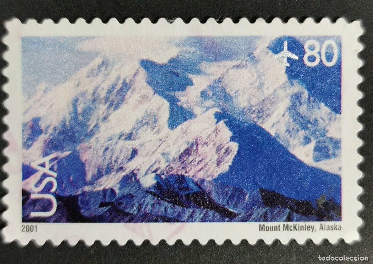 Sellos: Sello Estados Unidos U.S.A.2001,Monte McKinley, Alaska, 80 &cent; Michel US 3449