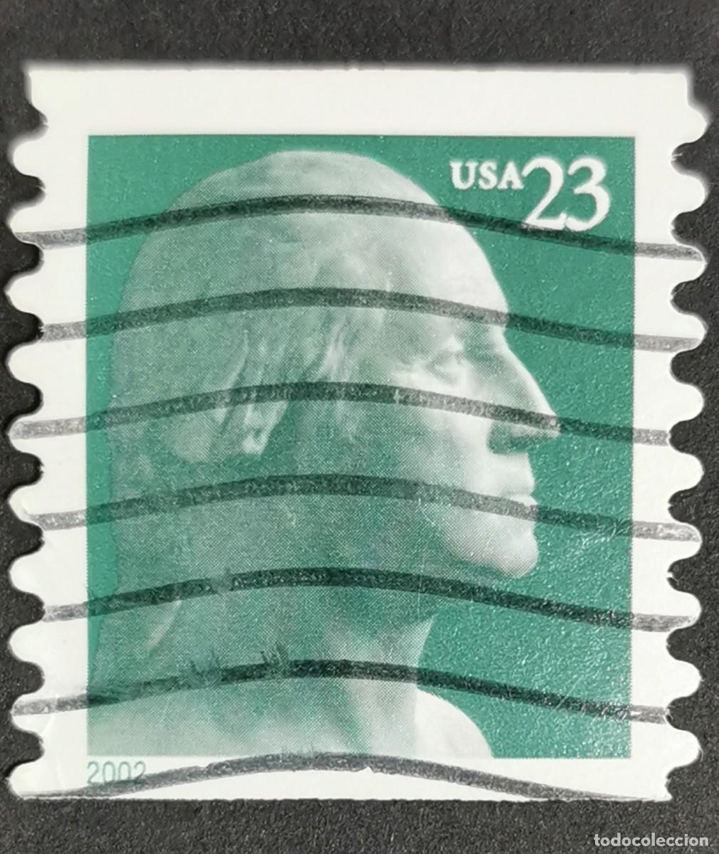 Selos: Sello Estados Unidos U.S.A.2001,George Washington, 23 &cent; Michel US 3490IBC