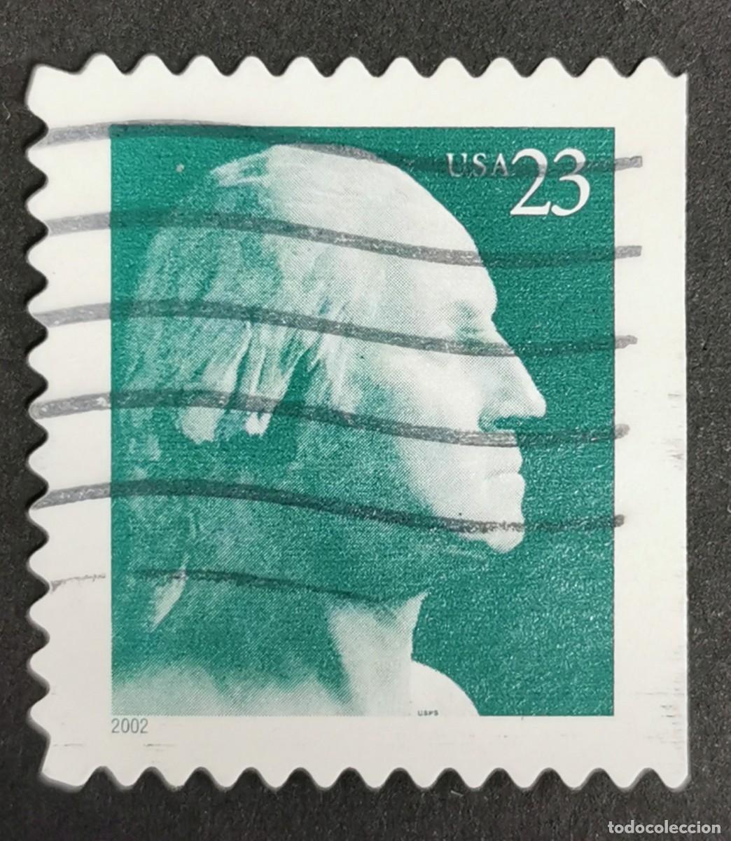 Selos: Sello Estados Unidos U.S.A.2002,George Washington, 23 &cent; Michel US 3489IIBDr