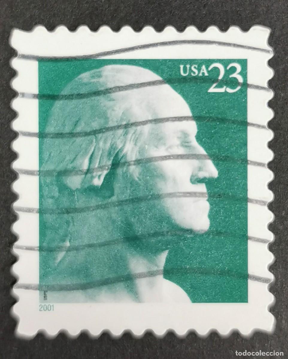 Selos: Sello Estados Unidos U.S.A.2001,George Washington, 23 &cent; Michel US 3489IBA