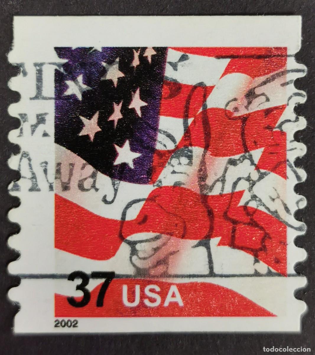 Francobolli: Sello Estados Unidos U.S.A.2002, Bandera, 33 &cent; Michel US 3587BC