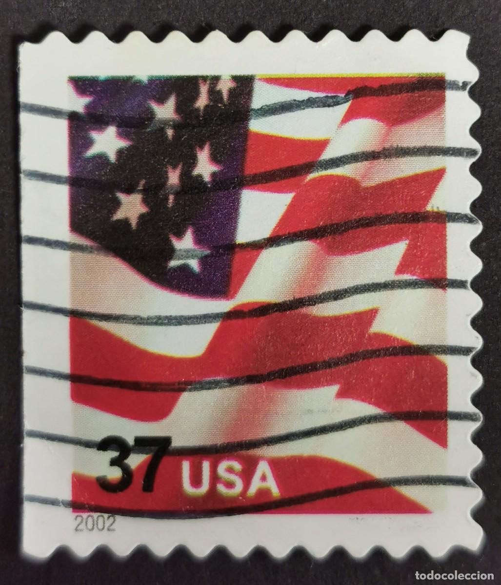 Francobolli: Sello Estados Unidos U.S.A.2002, Bandera, 33 &cent; Michel US 3587BDl