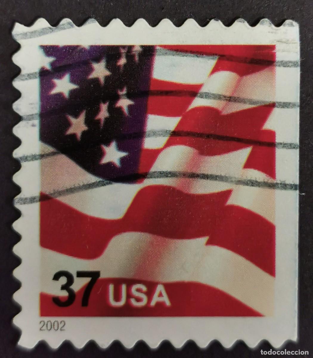 Francobolli: Sello Estados Unidos U.S.A.2002, Bandera, 33 &cent; Michel US 3587BDr