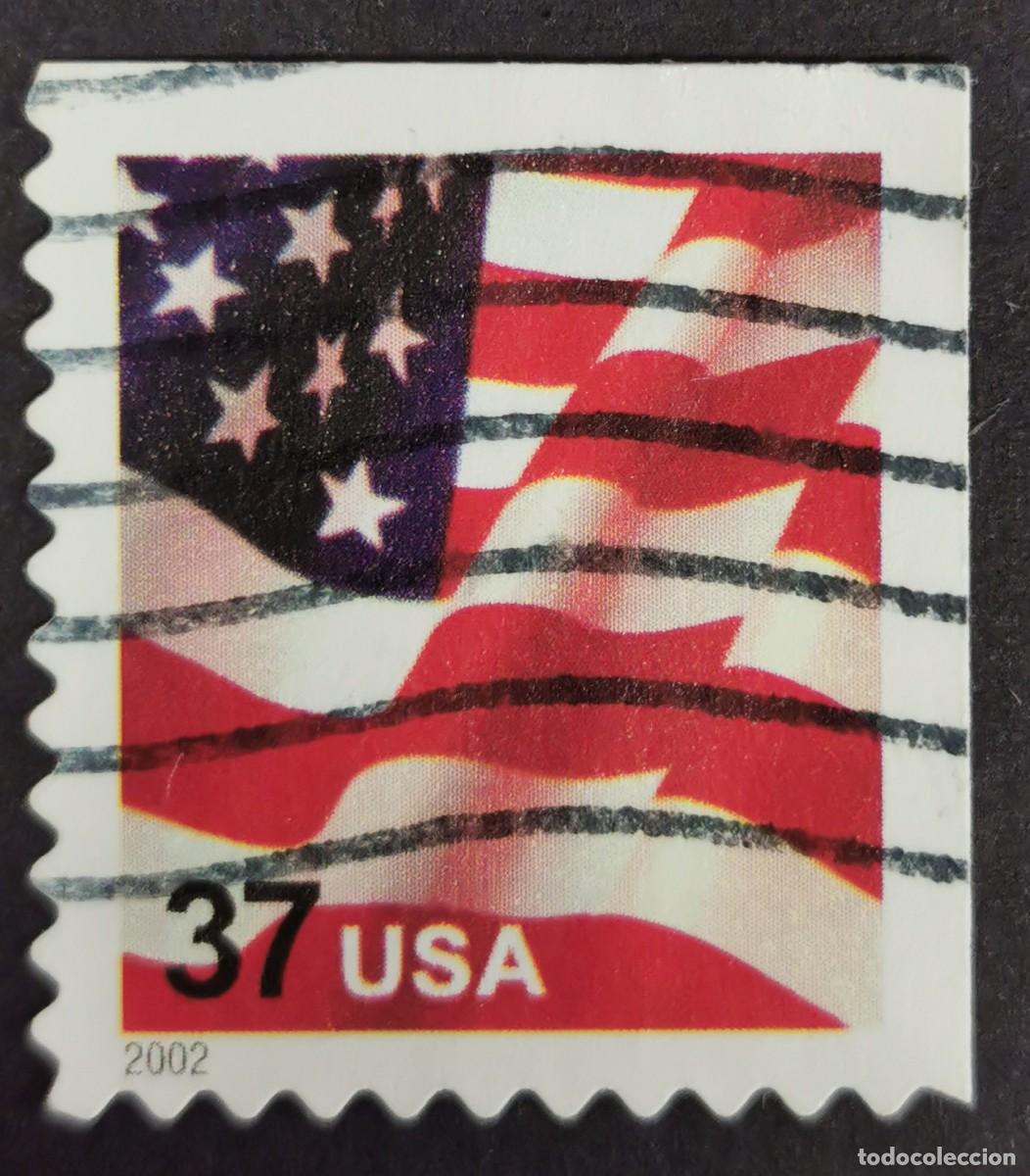 Francobolli: Sello Estados Unidos U.S.A.2002, Bandera, 33 &cent; Michel US 3586BIlo