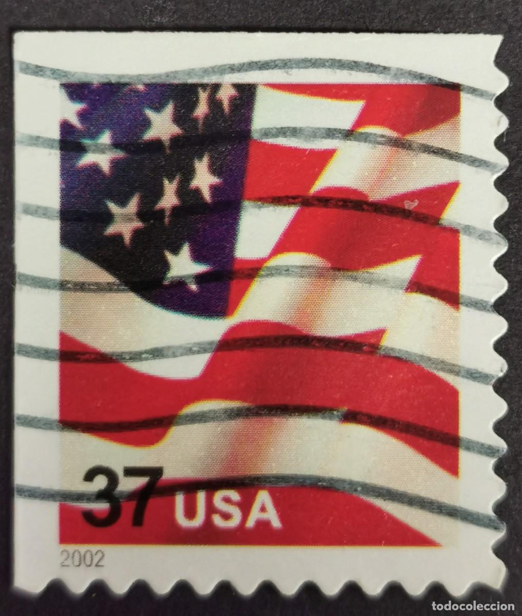 Timbres: Sello Estados Unidos U.S.A.2002, Bandera, 33 &cent; Michel US 3586BIlo
