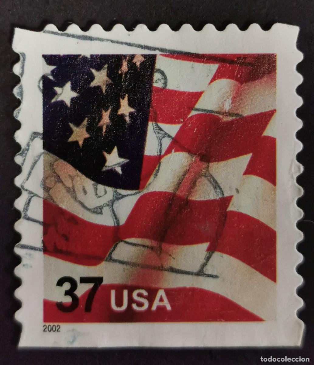 Timbres: Sello Estados Unidos U.S.A.2002, Bandera, 33 &cent; Michel US 3586BHu