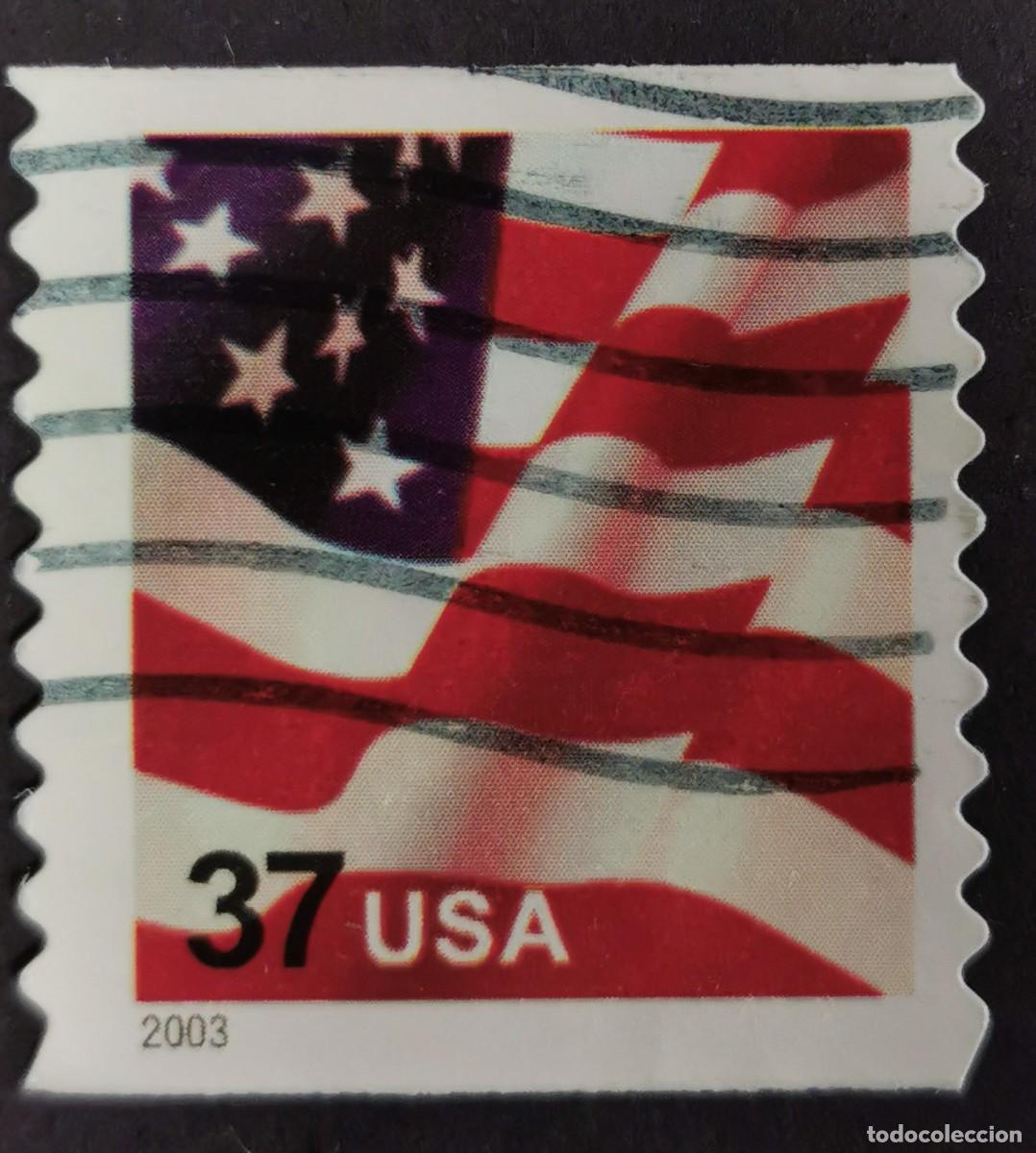 Francobolli: Sello Estados Unidos U.S.A.2003, Bandera (Fecha: 2003), 37 &cent; Michel US 3474BG