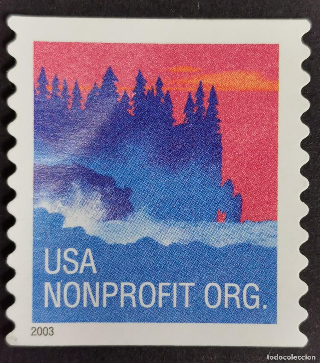 Stamps: Sello Estados Unidos U.S.A.2003,Costa marina, Michel US 3735I