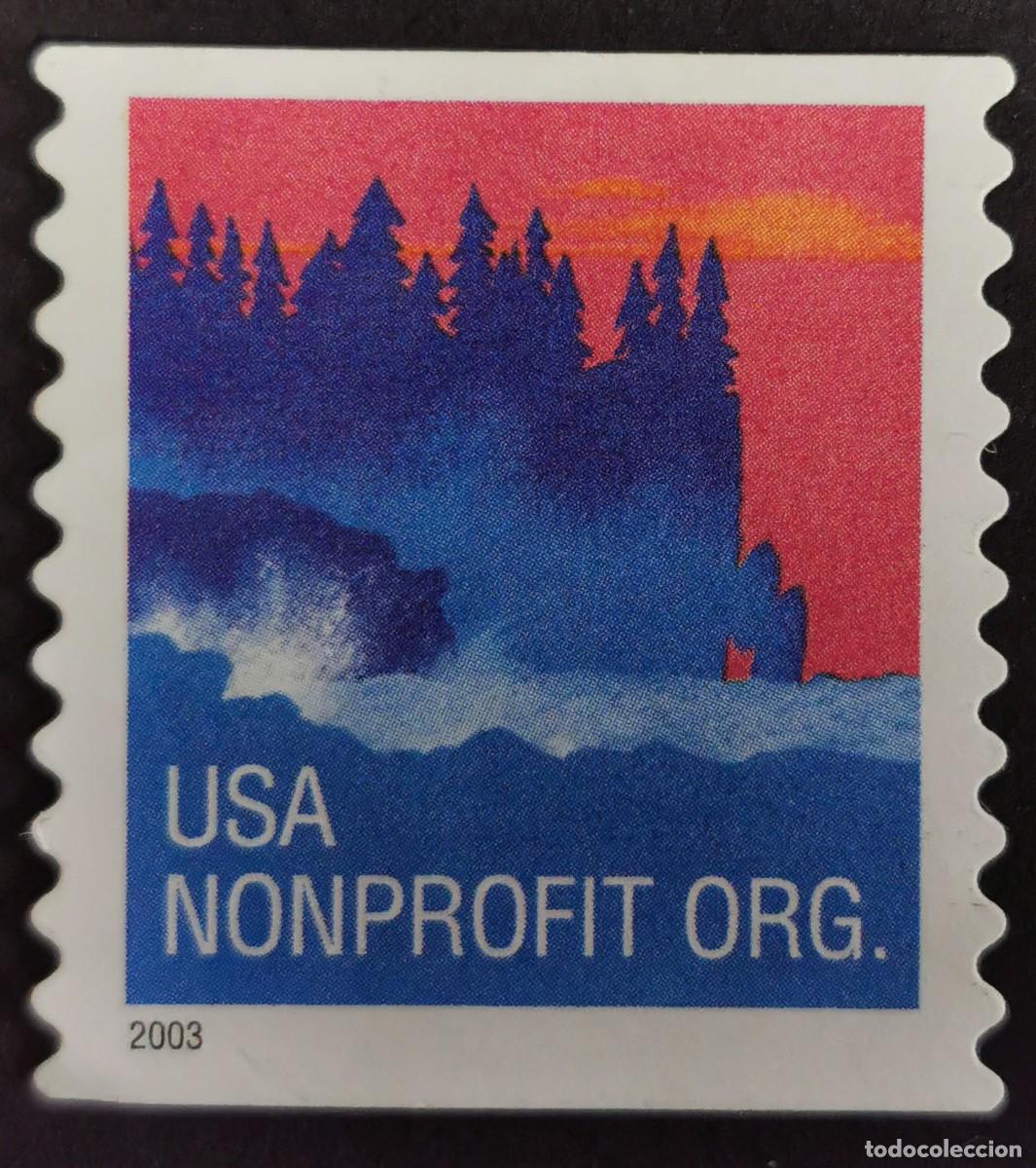 Stamps: Sello Estados Unidos U.S.A.2003,Costa marina, Michel US 3735I