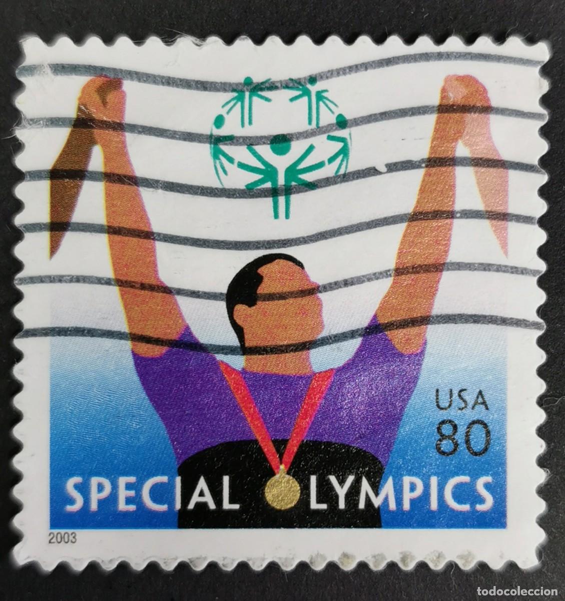 Stamps: Sello Estados Unidos U.S.A.2003,Olimpiadas Especiales, 80 &cent; Michel US 3720