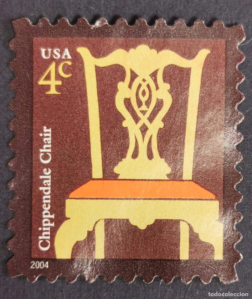 Selos: Sello Estados Unidos U.S.A.2004,Silla Chippendale, 7 &cent; Michel US 3815