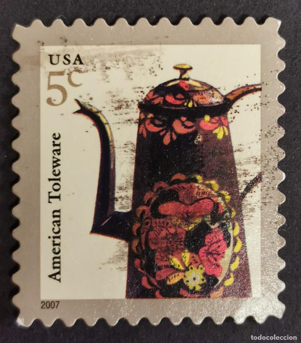 Selos: Sello Estados Unidos U.S.A.2004,Toleware estadounidense, 5 &cent; Michel US 3846IBA