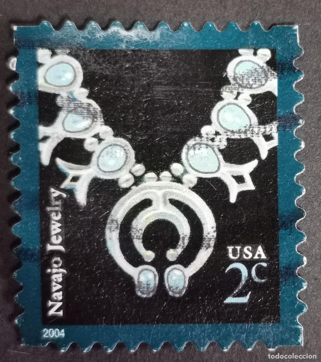 Selos: Sello Estados Unidos U.S.A.2004,Joyer&iacute;a Navajo, 2 &cent; Michel US 3852IBA