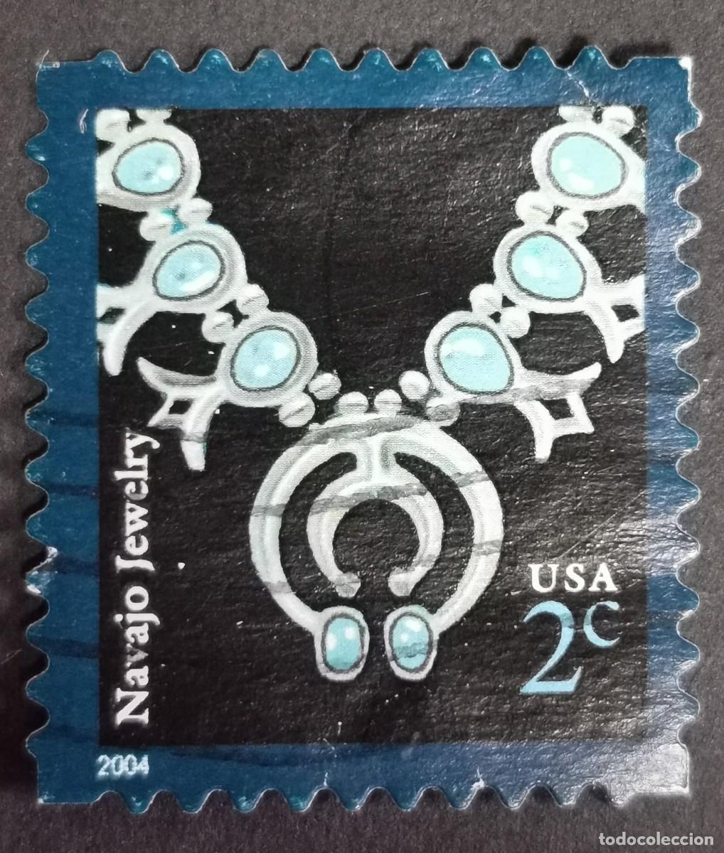 Selos: Sello Estados Unidos U.S.A.2004,Joyer&iacute;a Navajo, 2 &cent; Michel US 3852IBA