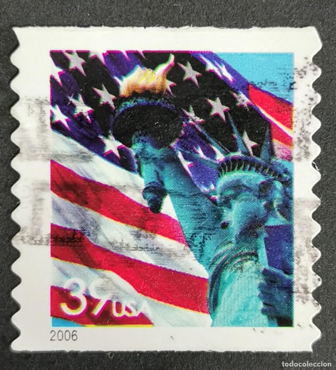 Selos: Sello Estados Unidos U.S.A.2006,Bandera y Estatua de la Libertad, 39 &cent; Michel US 4019BC