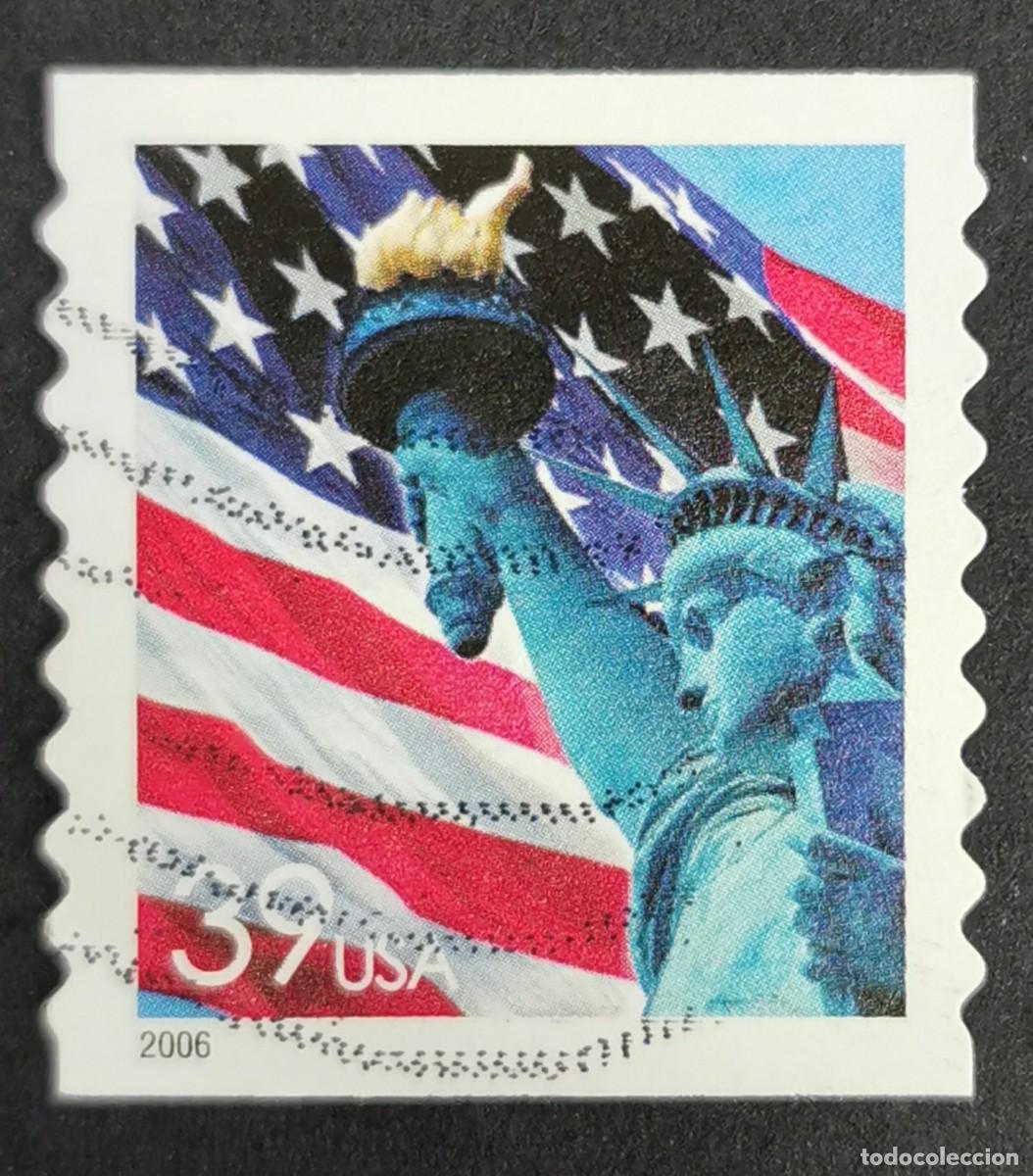 Selos: Sello Estados Unidos U.S.A.2006,Bandera y Estatua de la Libertad, 39 &cent; Michel US 4019BC