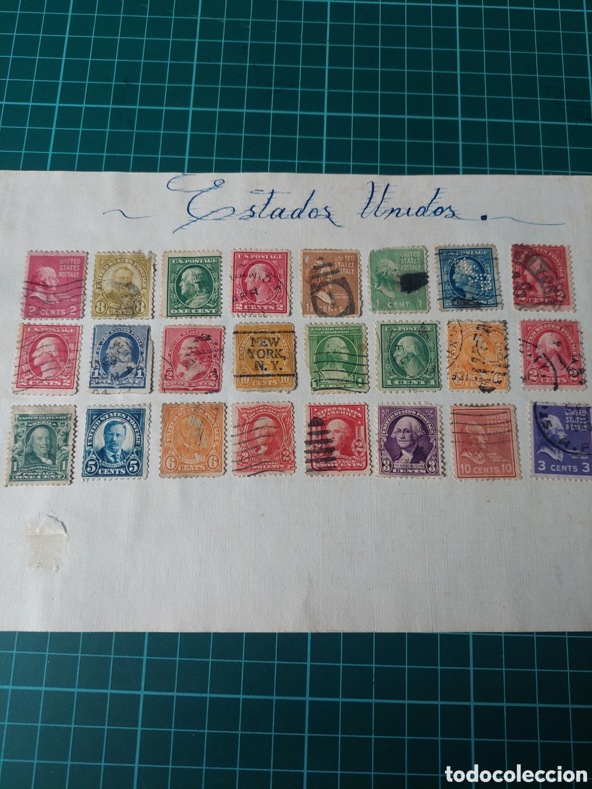 Sellos: LOTE ESTADOS UNIDOS ANTUGUOS SELLOS CHARNELA