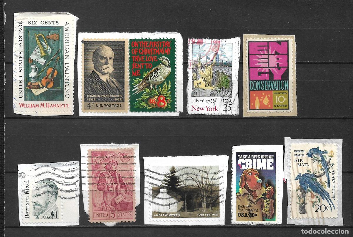 Sellos: estados unidos 10 sellos usado - 28/25