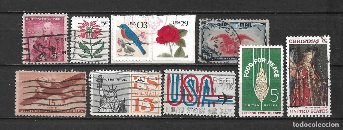 Sellos: estados unidos 10 sellos usado - 28/26