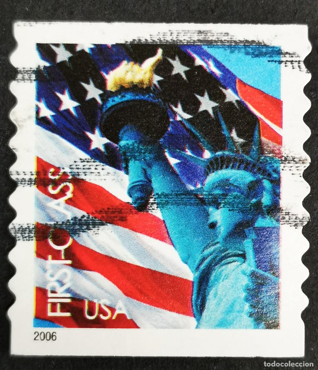 Selos: Sello Estados Unidos U.S.A.2006,Bandera y Estatua de la Libertad, CLASE PRIMERA Michel US 4019BC