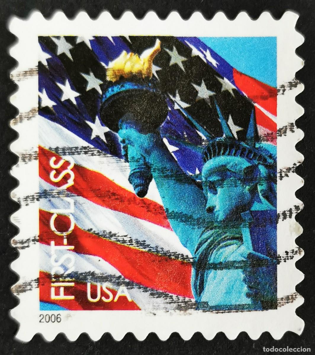 Stamps: Sello Estados Unidos U.S.A.2006,Bandera y Estatua de la Libertad, CLASE PRIMERA Michel US 4069BA