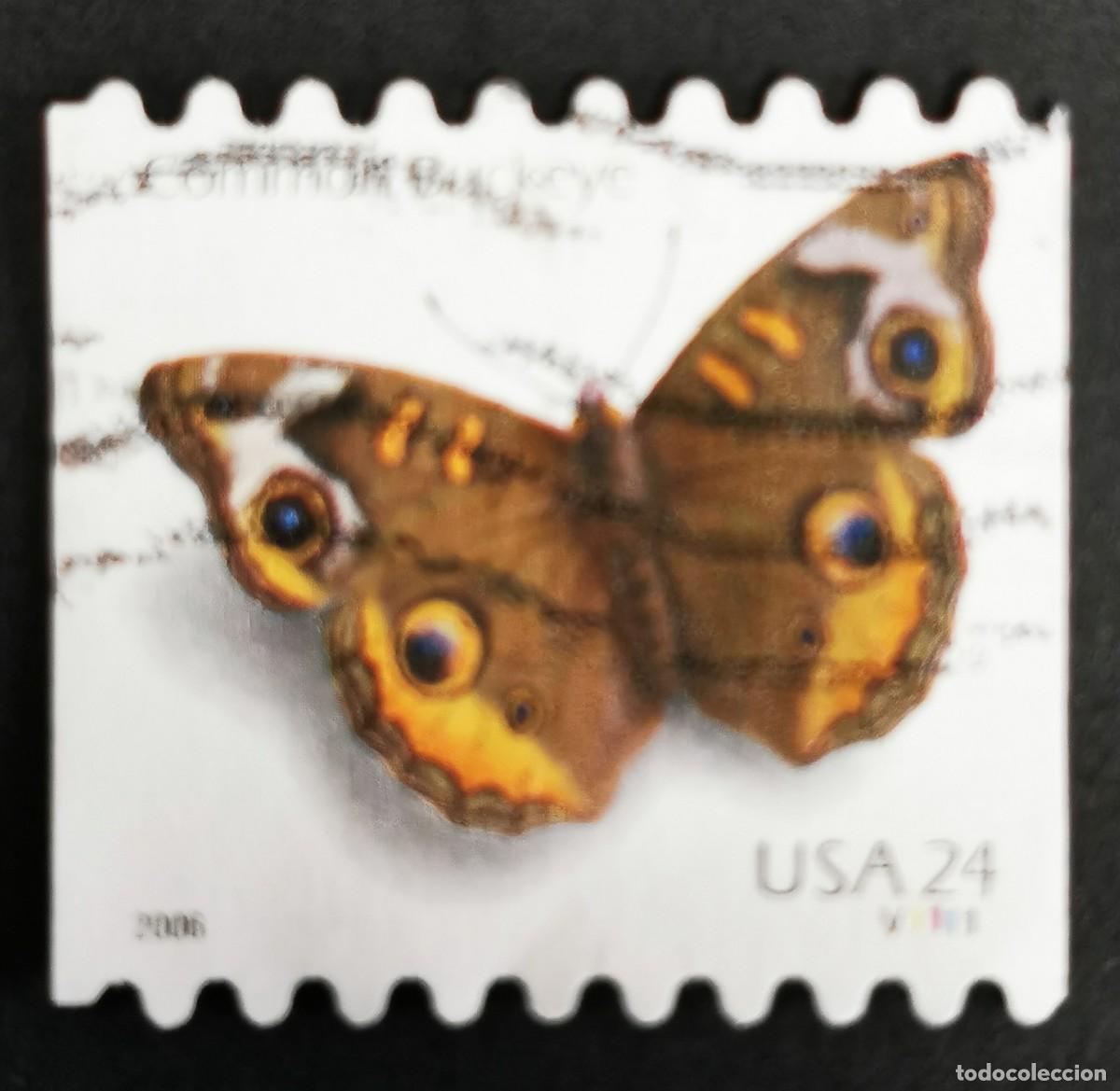 Timbres: Sello Estados Unidos U.S.A.2006,Casta&ntilde;o de Indias com&uacute;n (Junonia,24 &cent; Michel US 4051BC