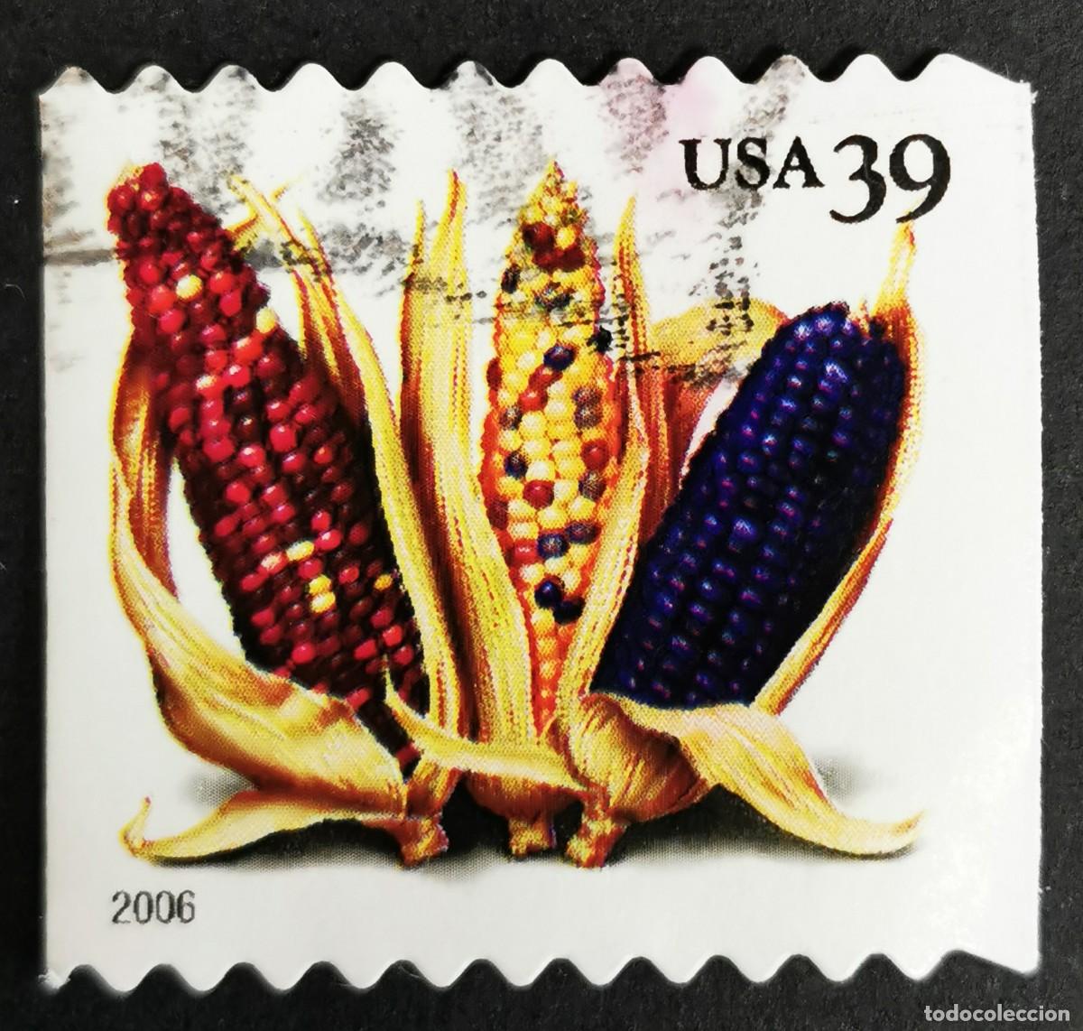 Selos: Sello Estados Unidos U.S.A.2006, Ma&iacute;z (bobina PSA), 39 &cent; Michel US 4053BC