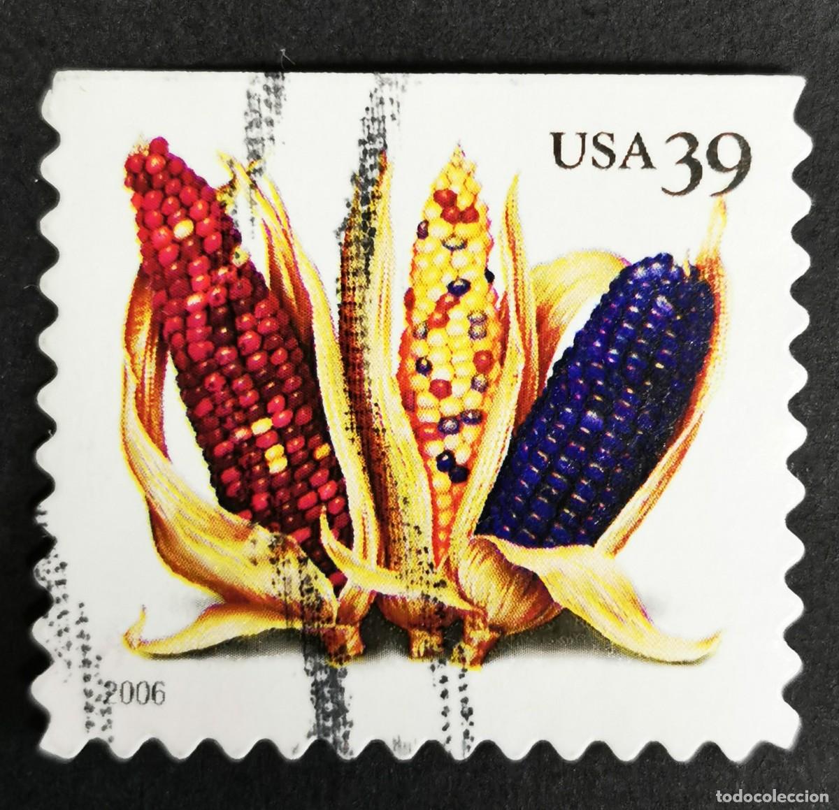 Francobolli: Sello Estados Unidos U.S.A.2006, Ma&iacute;z (bobina PSA), 39 &cent; Michel US 4053BDo