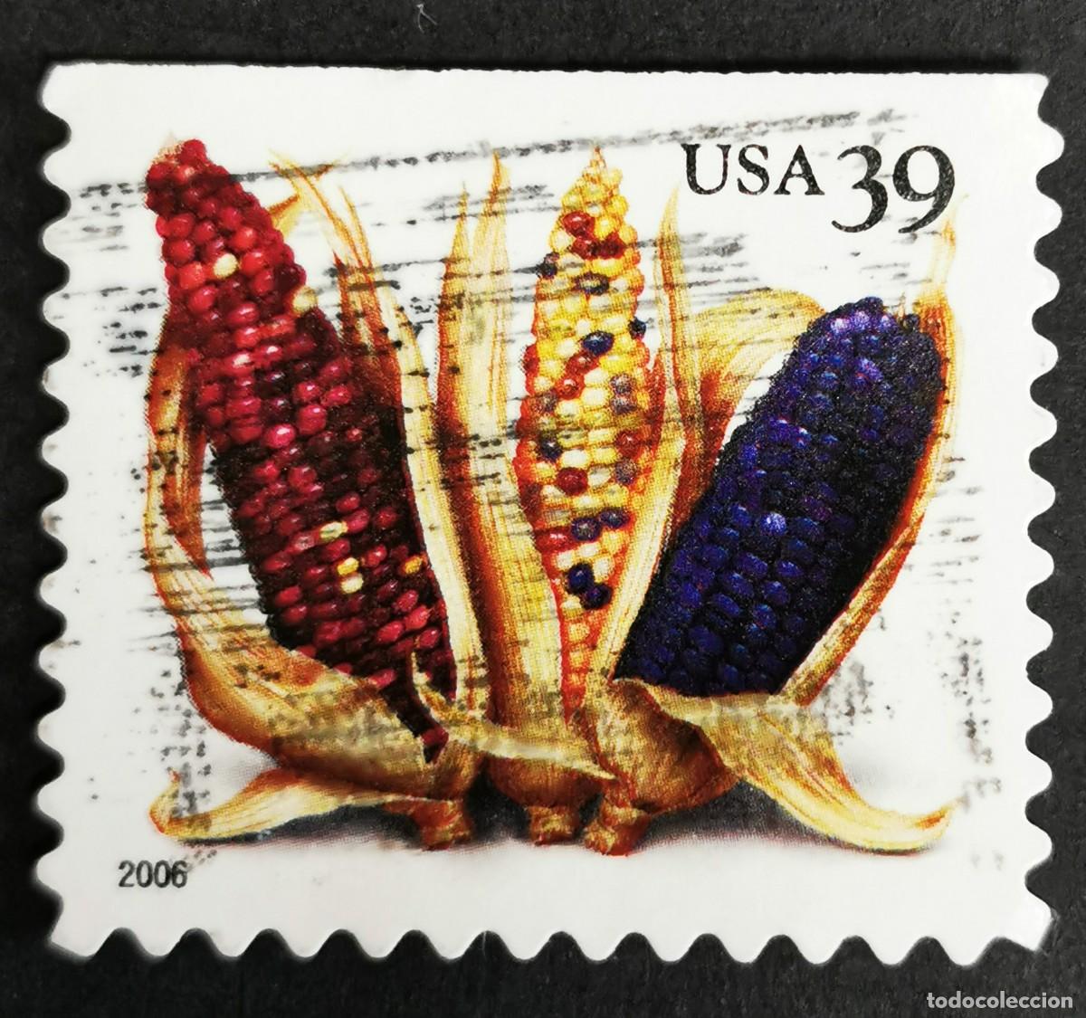 Francobolli: Sello Estados Unidos U.S.A.2006, Ma&iacute;z (bobina PSA), 39 &cent; Michel US 4053BDo