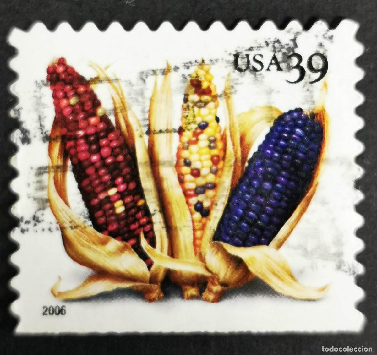 Francobolli: Sello Estados Unidos U.S.A.2006, Ma&iacute;z (bobina PSA), 39 &cent; Michel US 4053BDu