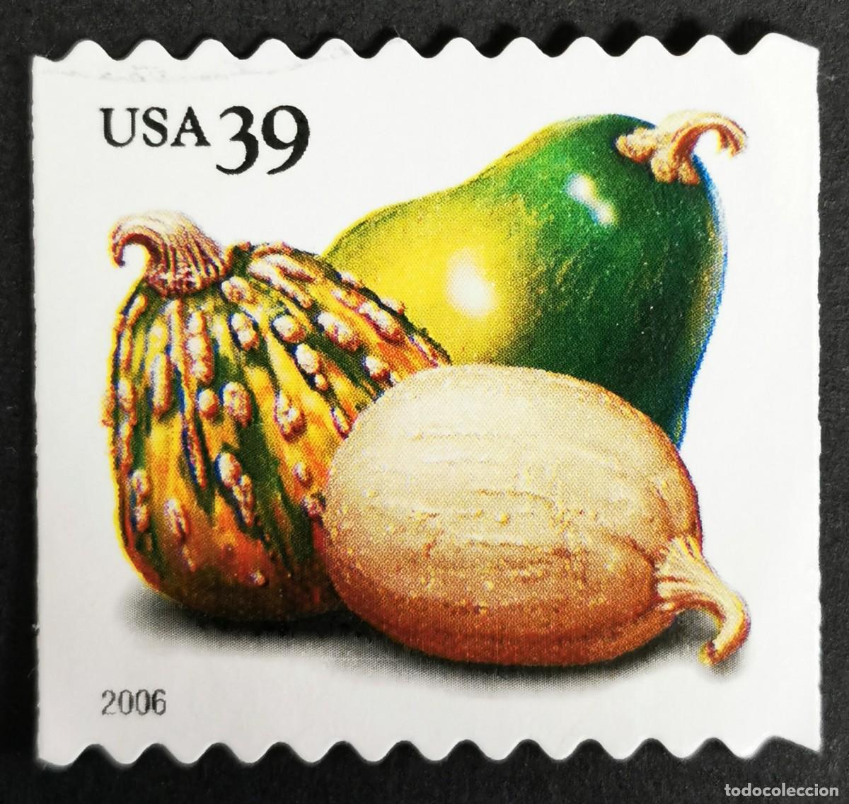 Stamps: Sello Estados Unidos U.S.A.2006, Calabazas (bobina PSA), 39 &cent; Michel US 4054BC