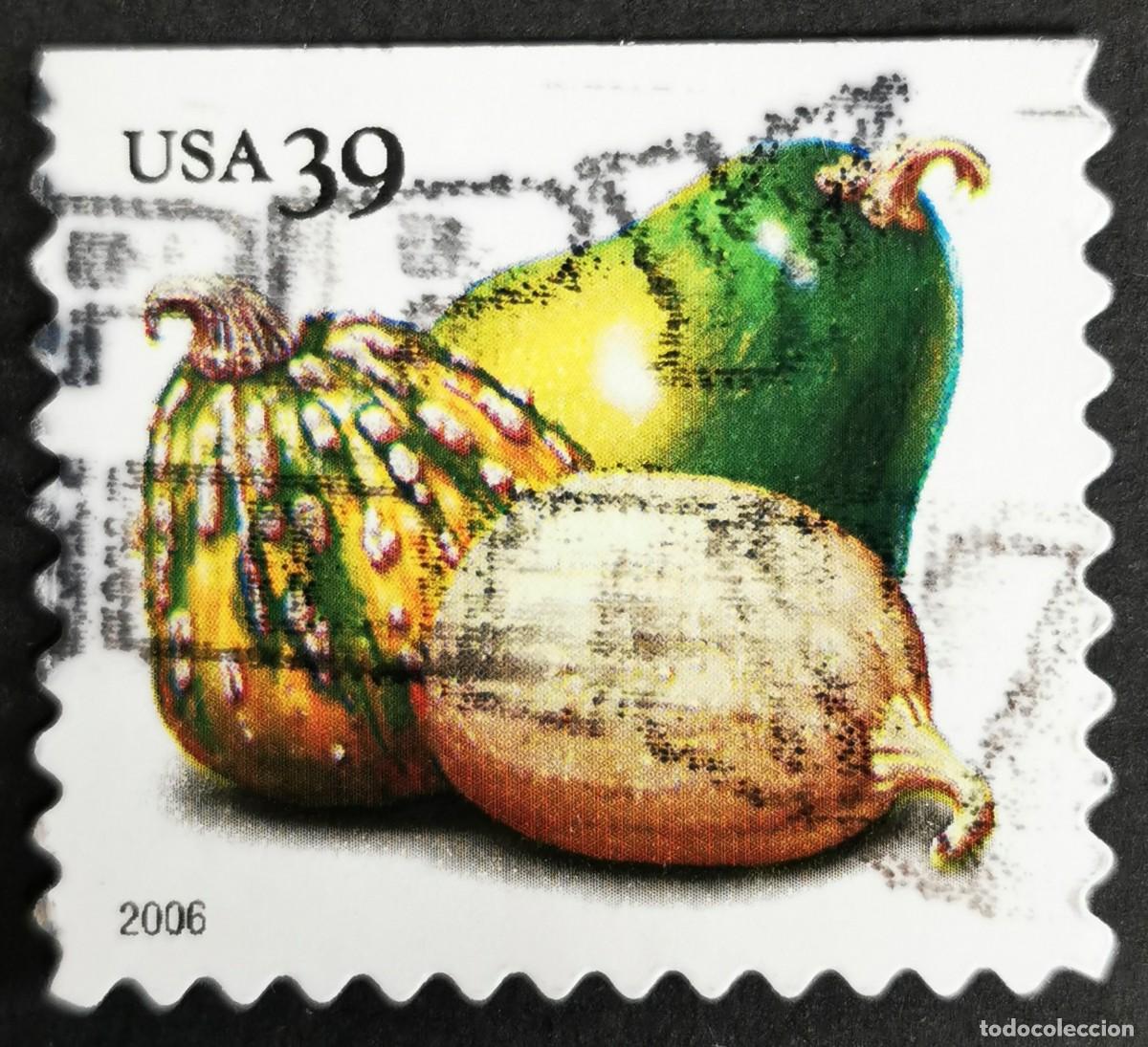 Stamps: Sello Estados Unidos U.S.A.2006, Calabazas (bobina PSA), 39 &cent; Michel US 4054BDo