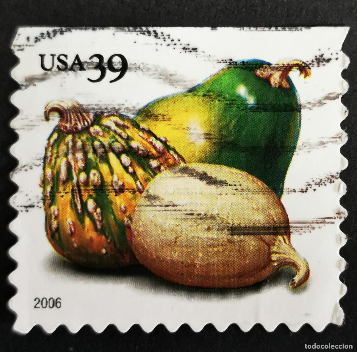 Stamps: Sello Estados Unidos U.S.A.2006, Calabazas (bobina PSA), 39 &cent; Michel US 4054BDo