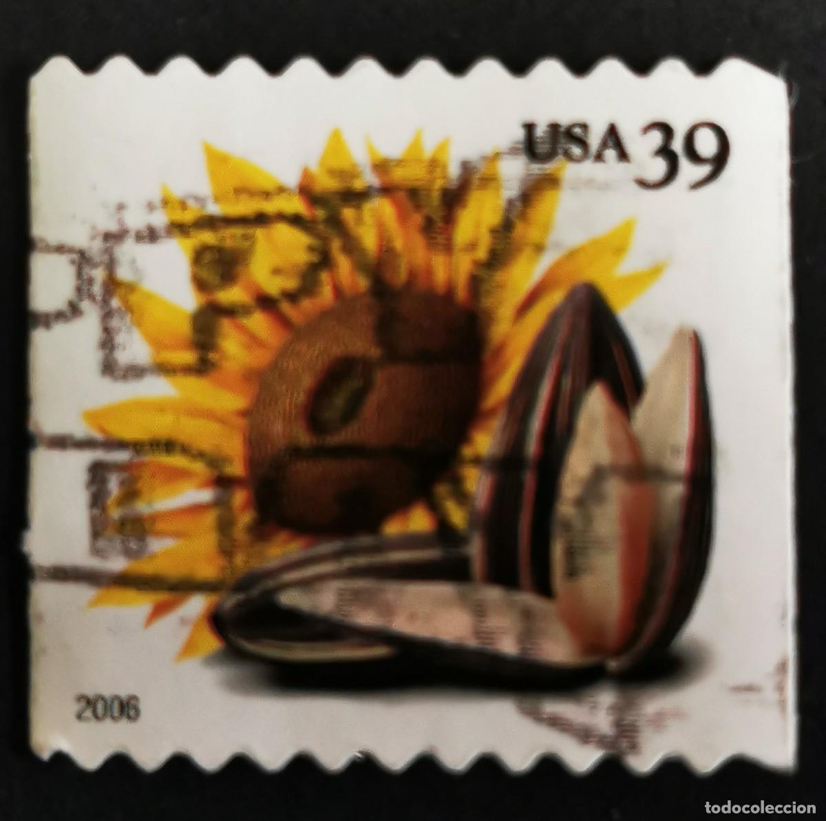 Stamps: Sello Estados Unidos U.S.A.2006, Girasol (bobina PSA), 39 &cent; Michel US 4055BC