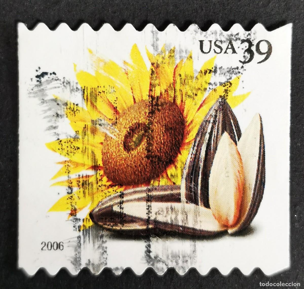 Stamps: Sello Estados Unidos U.S.A.2006, Girasol (bobina PSA), 39 &cent; Michel US 4055BC