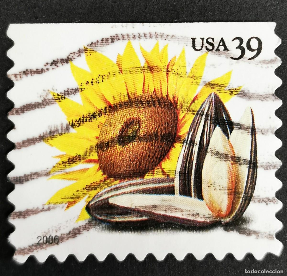 Stamps: Sello Estados Unidos U.S.A.2006, Girasol (bobina PSA), 39 &cent; Michel US 4055BDo