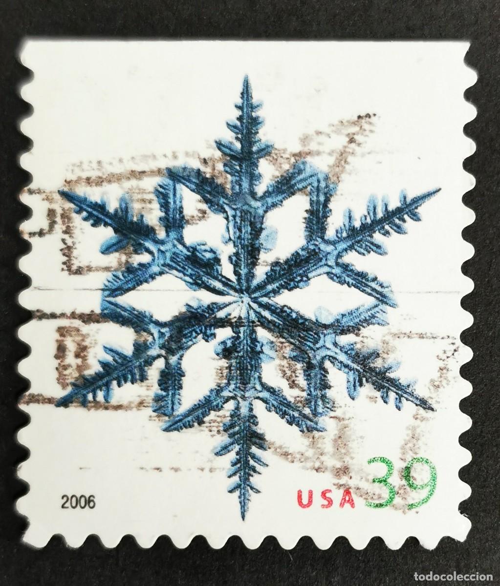 Stamps: Sello Estados Unidos U.S.A.2006, Copos de nieve Brazos delgados, 39 &cent; Michel US 4181BA