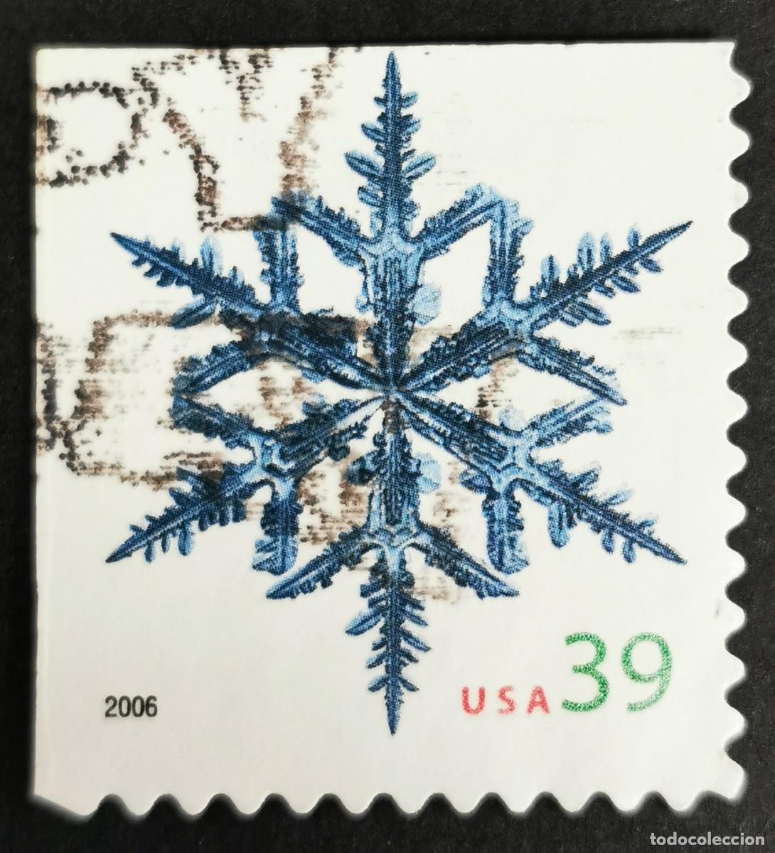 Stamps: Sello Estados Unidos U.S.A.2006, Copos de nieve Brazos delgados, 39 &cent; Michel US 4181BA