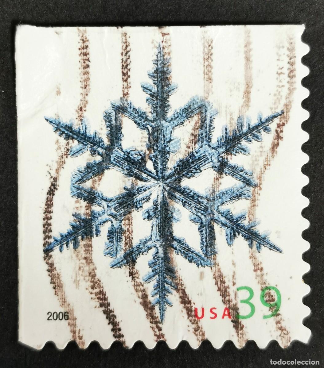 Stamps: Sello Estados Unidos U.S.A.2006, Copos de nieve Brazos delgados, 39 &cent; Michel US 4181BA