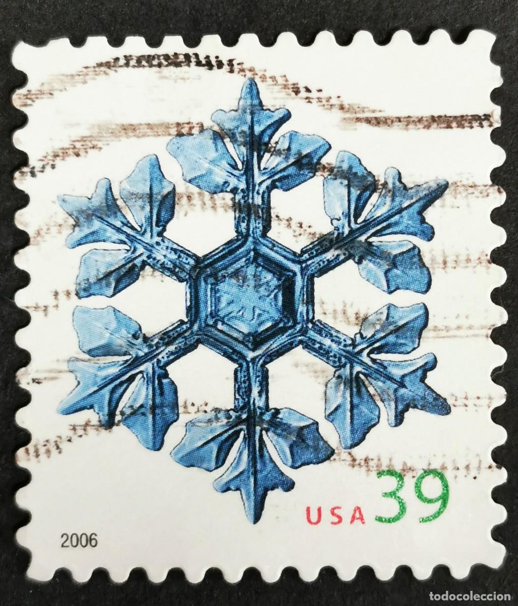 Sellos: Sello Estados Unidos U.S.A.2006, Copos de nieve Brazos frondosos, 39 &cent; Michel US 4182BA