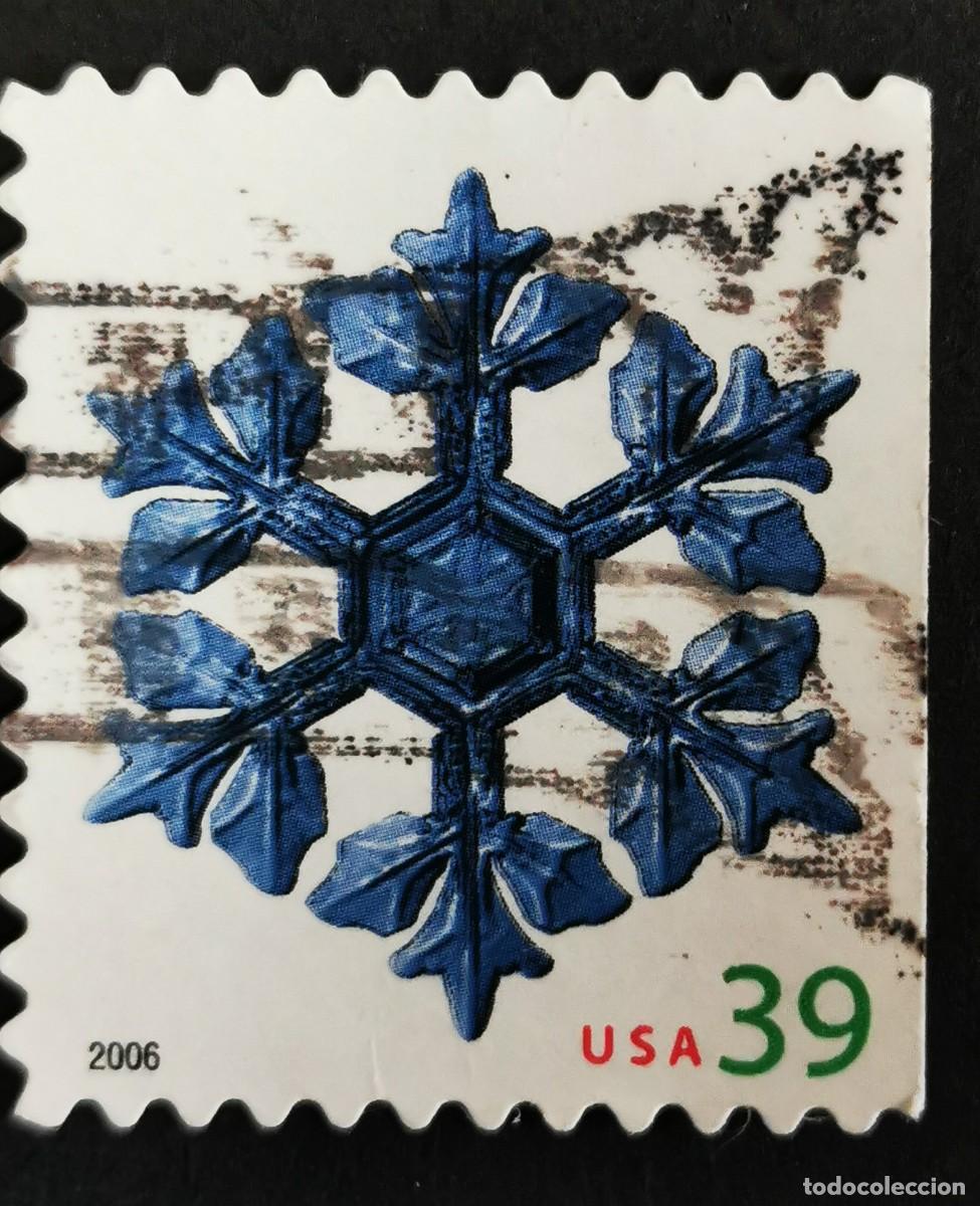 Sellos: Sello Estados Unidos U.S.A.2006, Copos de nieve Brazos frondosos, 39 &cent; Michel US 4182BD